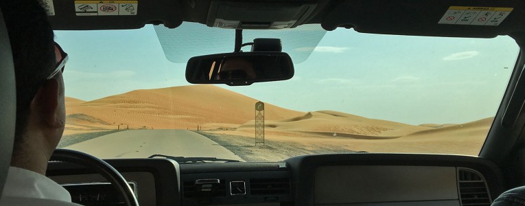 Abu Dhabi vue passager