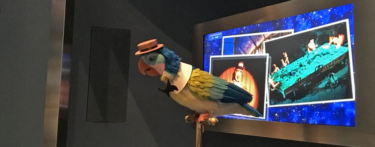 Animatronic du perroquet de Mary Poppins